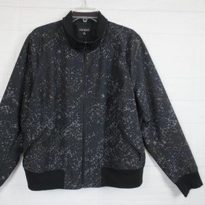 Lane Bryant Women's Full Zip Jacket Size 22 Gray/Black